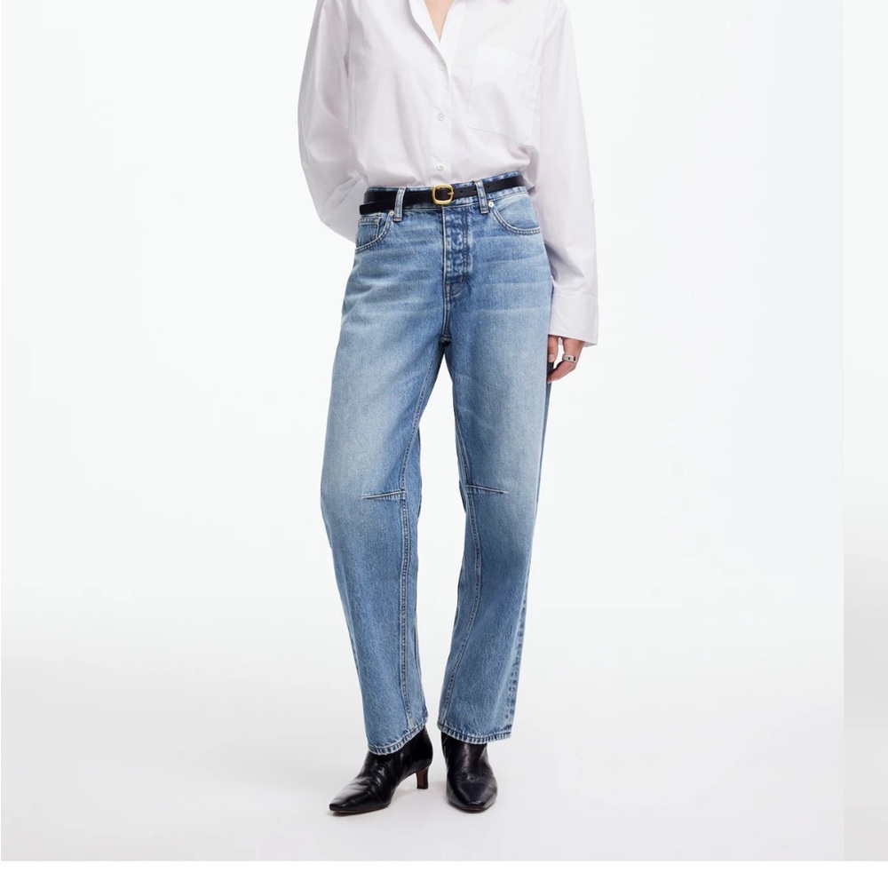 The Darted Barrel-Leg Jean | Dobbins Wash | size 27